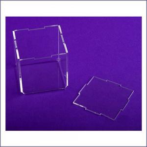 Clear acrylic candy box with a lid